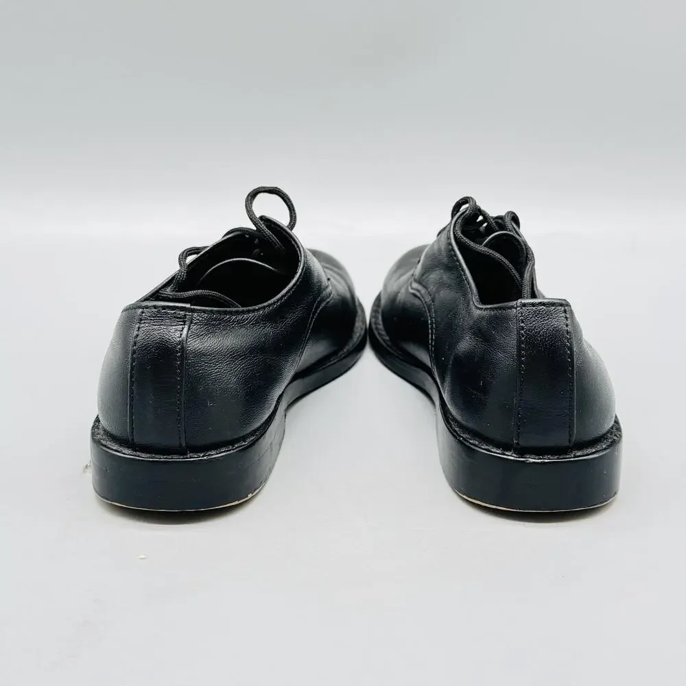 Strasburg Children Shoes Boys 9 Black Leather Oxford Lace Up Dress School